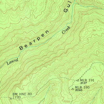United States Geological Survey Palmer, TN (1950, 24000-Scale) digital map