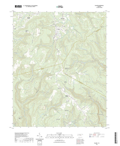 United States Geological Survey Palmer, TN (2022, 24000-Scale) digital map