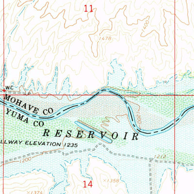 United States Geological Survey Palmerita Ranch, AZ (1967, 24000-Scale) digital map