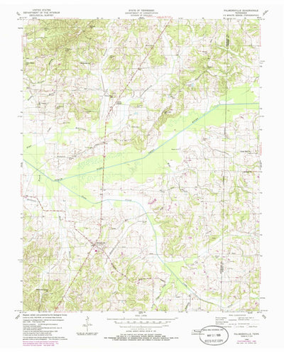 United States Geological Survey Palmersville, TN (1956, 24000-Scale) digital map