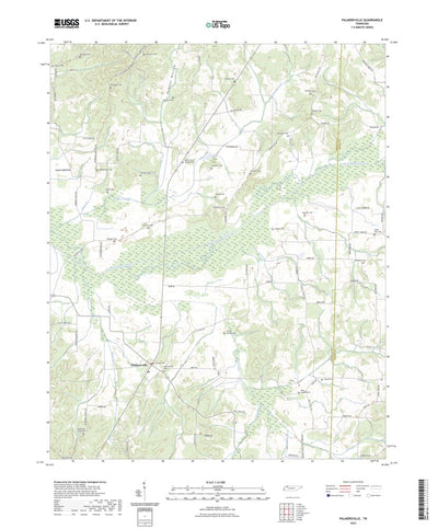 United States Geological Survey Palmersville, TN (2022, 24000-Scale) digital map