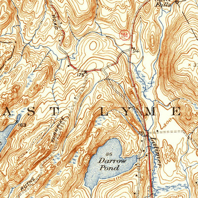 United States Geological Survey Palmertown, CT (1939, 31680-Scale) digital map