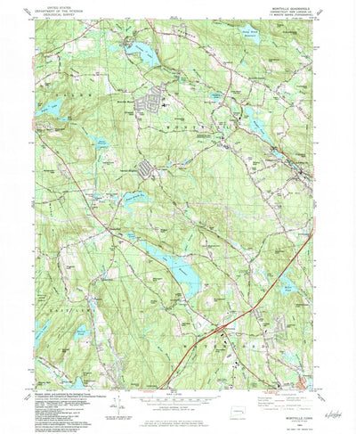 United States Geological Survey Palmertown, CT (1983, 24000-Scale) digital map
