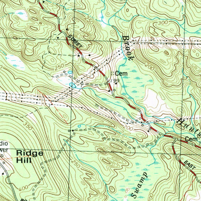 United States Geological Survey Palmertown, CT (1983, 24000-Scale) digital map