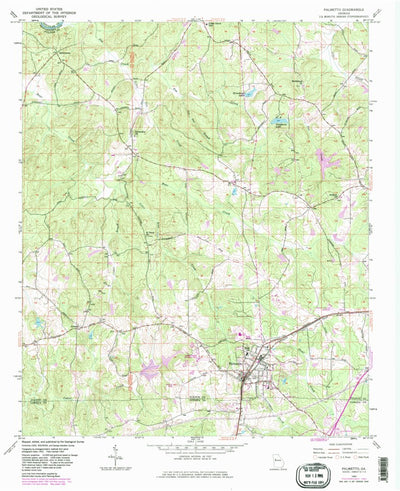 United States Geological Survey Palmetto, GA (1954, 24000-Scale) digital map