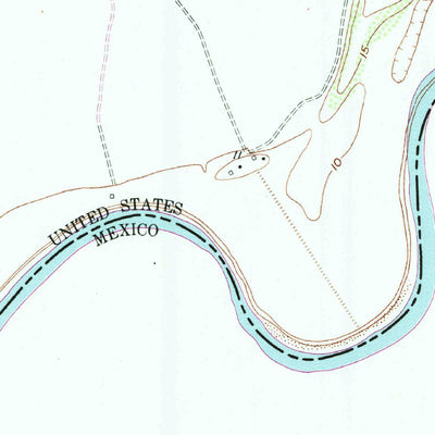 United States Geological Survey Palmito Hill, TX (1955, 24000-Scale) digital map