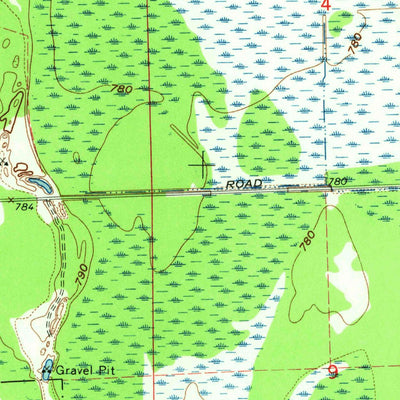 United States Geological Survey Palms, MI (1963, 24000-Scale) digital map