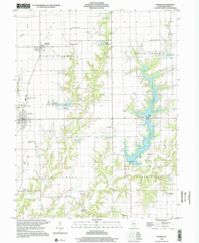 United States Geological Survey Palmyra, IL (1998, 24000-Scale) digital map