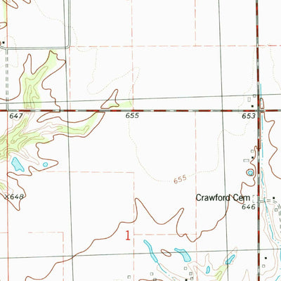 United States Geological Survey Palmyra, IL (1998, 24000-Scale) digital map