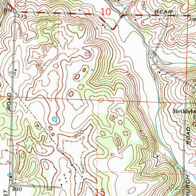 United States Geological Survey Palmyra, IN (1966, 24000-Scale) digital map