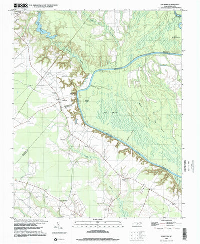 United States Geological Survey Palmyra, NC (1997, 24000-Scale) digital map