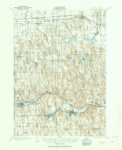 United States Geological Survey Palmyra, NY (1899, 62500-Scale) digital map