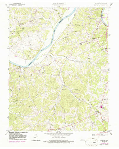 United States Geological Survey Palmyra, TN (1958, 24000-Scale) digital map