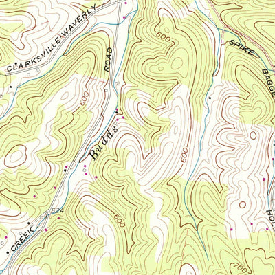 United States Geological Survey Palmyra, TN (1958, 24000-Scale) digital map