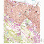 United States Geological Survey Palo Alto, CA (1961, 24000-Scale) digital map