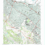 United States Geological Survey Palo Alto, CA (1991, 24000-Scale) digital map