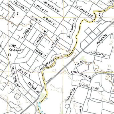 United States Geological Survey Palo Alto, CA (2021, 24000-Scale) digital map