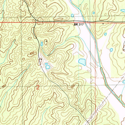 United States Geological Survey Palo Alto, MS (1987, 24000-Scale) digital map