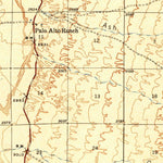 United States Geological Survey Palo Alto Ranch, AZ (1943, 62500-Scale) digital map