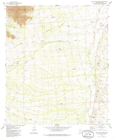 United States Geological Survey Palo Alto Ranch, AZ (1979, 24000-Scale) digital map