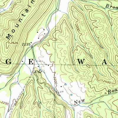 United States Geological Survey Palo Alto, VA-WV (1999, 24000-Scale) digital map