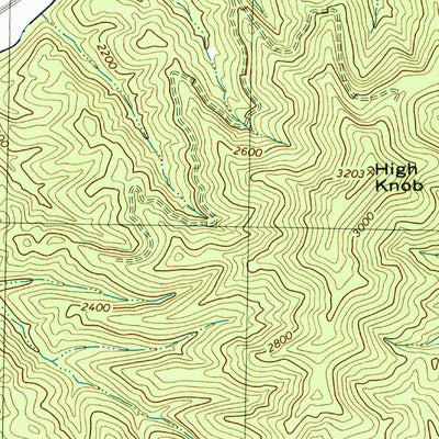 United States Geological Survey Palo Alto, VA-WV (1999, 24000-Scale) digital map