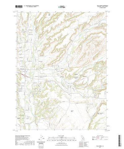 United States Geological Survey Palo Cedro, CA (2021, 24000-Scale) digital map