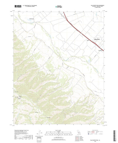 United States Geological Survey Palo Escrito Peak, CA (2018, 24000-Scale) digital map