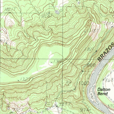United States Geological Survey Palo Pinto, TX (1984, 24000-Scale) digital map