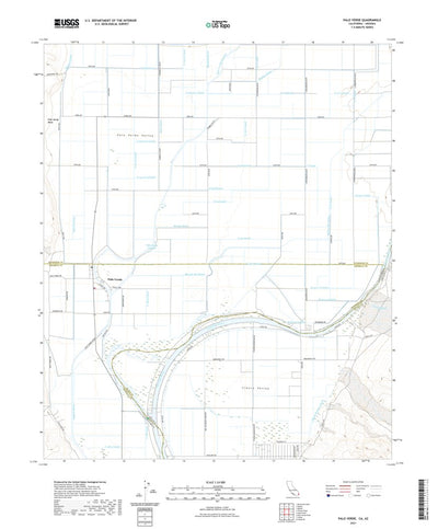 United States Geological Survey Palo Verde, CA (2021, 24000-Scale) digital map