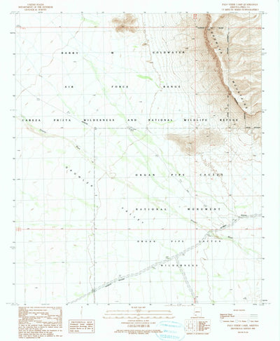United States Geological Survey Palo Verde Camp, AZ (1990, 24000-Scale) digital map