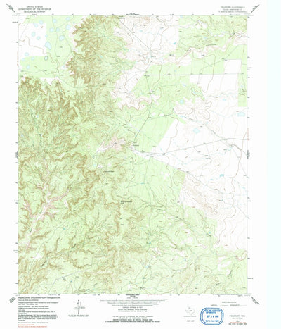 United States Geological Survey Paloduro, TX (1963, 24000-Scale) digital map