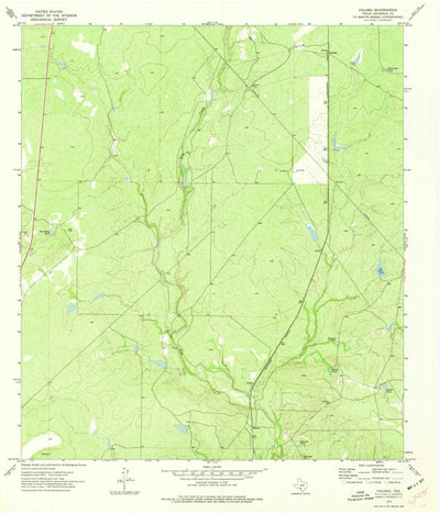 United States Geological Survey Paloma, TX (1974, 24000-Scale) digital map