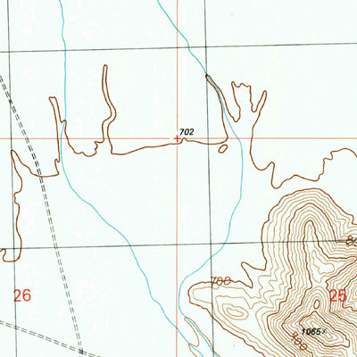 United States Geological Survey Palomas Mountains SE, AZ (1990, 24000-Scale) digital map