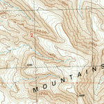 United States Geological Survey Palomas Mountains SE, AZ (1990, 24000-Scale) digital map