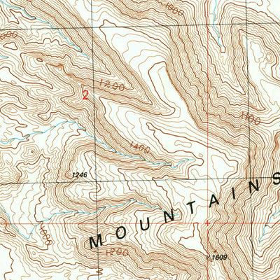 United States Geological Survey Palomas Mountains SE, AZ (1990, 24000-Scale) digital map