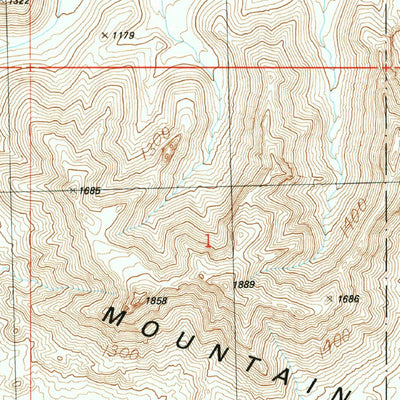 United States Geological Survey Palomas Mountains SW, AZ (1990, 24000-Scale) digital map