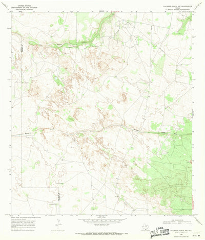 United States Geological Survey Palomas Ranch NW, TX (1968, 24000-Scale) digital map