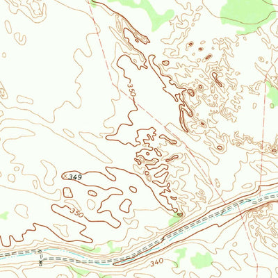 United States Geological Survey Palomas Ranch NW, TX (1968, 24000-Scale) digital map