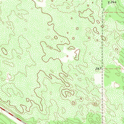 United States Geological Survey Palomas Ranch, TX (1968, 24000-Scale) digital map