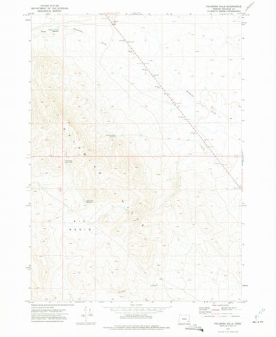 United States Geological Survey Palomino Hills, OR (1972, 24000-Scale) digital map