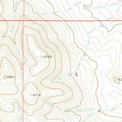 United States Geological Survey Palomino Hills, OR (1972, 24000-Scale) digital map