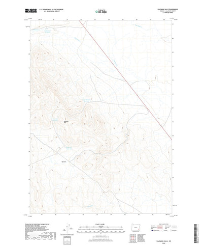 United States Geological Survey Palomino Hills, OR (2020, 24000-Scale) digital map