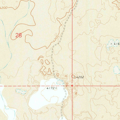 United States Geological Survey Palomino Lake, OR (1972, 24000-Scale) digital map