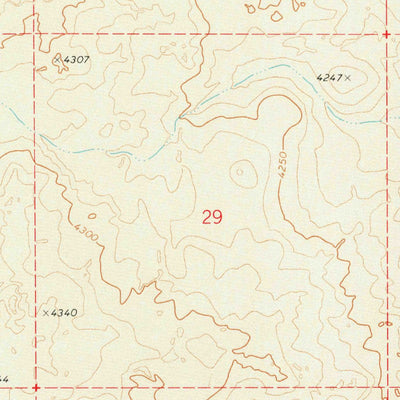 United States Geological Survey Palomino Lake, OR (1972, 24000-Scale) digital map