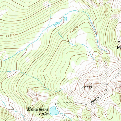United States Geological Survey Palomino Mountain, CO (1973, 24000-Scale) digital map