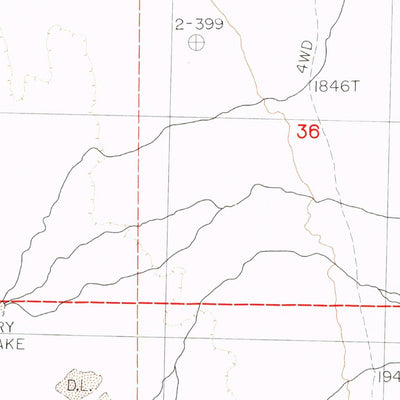 United States Geological Survey Palomino Well, NV (1984, 24000-Scale) digital map