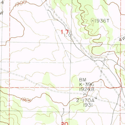 United States Geological Survey Palomino Well, NV (1984, 24000-Scale) digital map
