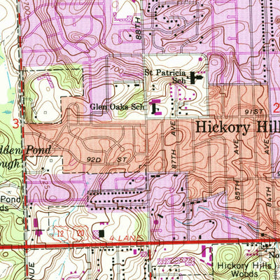 United States Geological Survey Palos Park, IL (1963, 24000-Scale) digital map