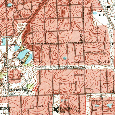 United States Geological Survey Palos Park, IL (1993, 24000-Scale) digital map